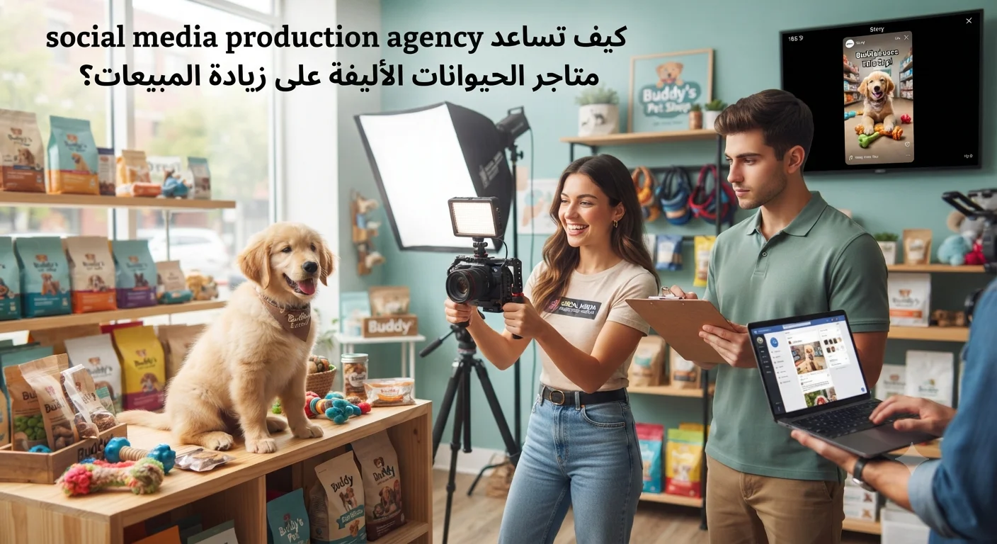 كيف تساعد social media production agency متاجر الحيوانات الأليفة على زيادة المبيعات؟