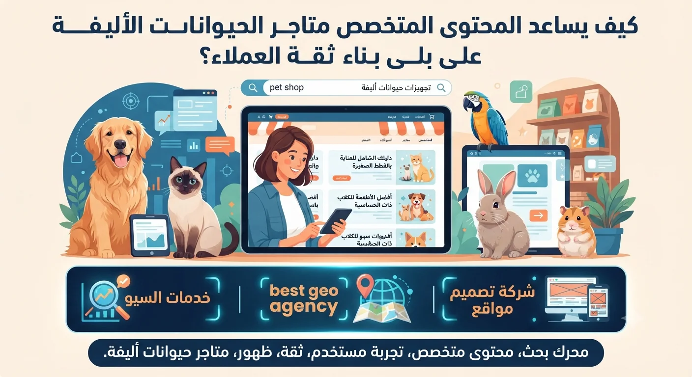 كيف يساعد المحتوى المتخصص متاجر الحيوانات الأليفة على بناء ثقة العملاء؟
